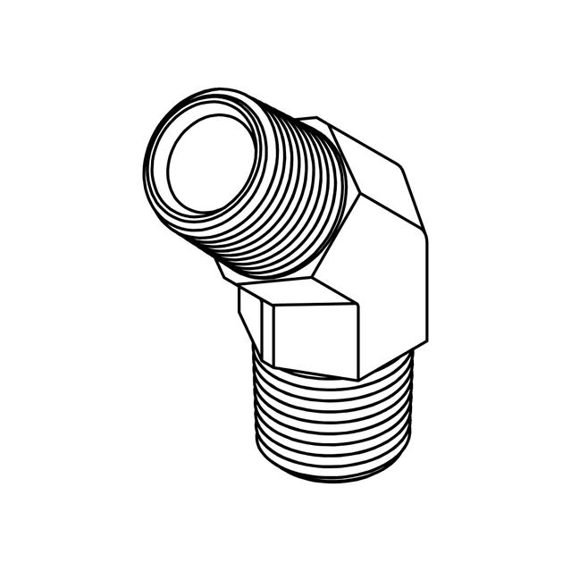 Pipe Elbow 45°
