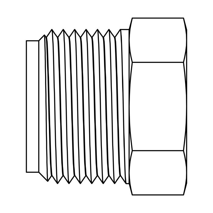 INVERTED FLARE FITTINGS PLUG - Tmi - Inverted Flare Fittings Plug